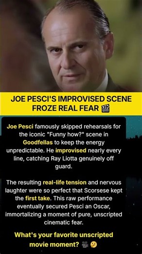 Joe Pesci Improvised Iconic Goodfellas Scene