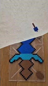 How to make Minecraft sword with perler beads