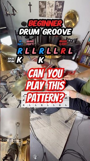 Perfect 8th Note Groove for Beginners! (Drum lesson) 🥁