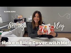 Sew a Cute Bible Cover – No Pattern Needed✂️ Cute + Custom!