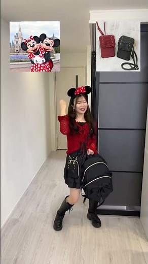 ディズニーバウンドコーデをしまむらで❤️ミニー❤️＆🩷リーナベル🩷が可愛すぎる組み合わせ #ディズニーバウンド #ミニーコーデ #リーナベル