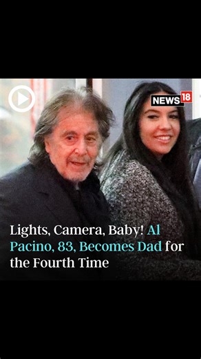 Al Pacino, 83, and his girlfriend Noor Alfallah, 29, have welcomed their first child together, a son named Roman Pacino! Watch to know more #AlPacino #NoorAlfallah https://www.news18.com/entertainment/hollywood/lights-camera-baby-al-pacino-83-becomes-dad-for-the-fourth-time-8090227.html | News18 | Facebook