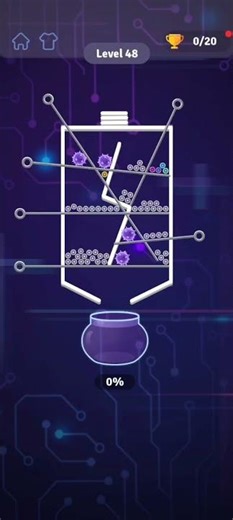 Pin Out : Pull The Pin | Level 48 Fail | Rescue Colorful Balls By Pulling Pins In Right Order | Kids