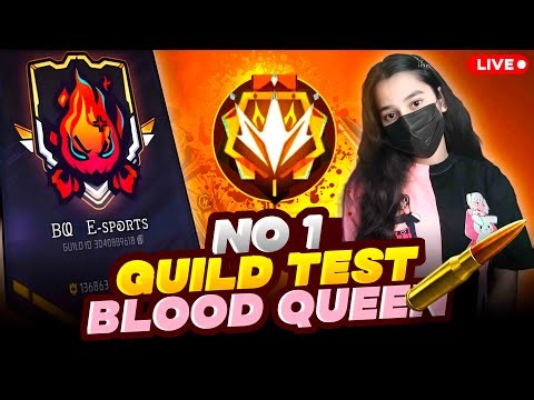 🔴FREE FIRE GUILD TEST LIVE TODAY | 2 VS 4 CUSTOM ROOM GIVEAWAY 🥵 | GIRL GAMER #freefire