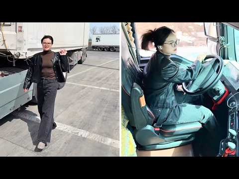 Long Haul, Long Hours. Solo Female Trucker Maojie.
