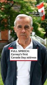 FULL SPEECH: Carney’s first Canada Day address
