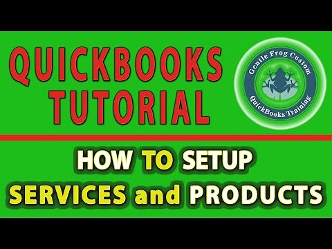 How to Set Up and Edit Services and Products in QuickBooks Online