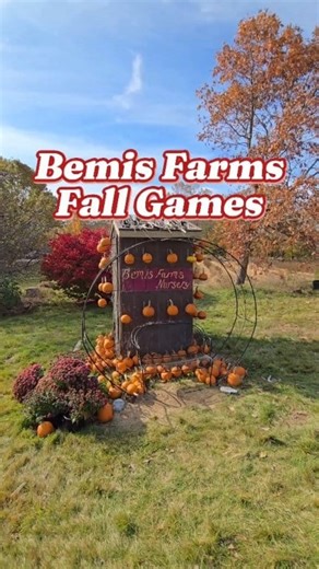 14K views · 113 reactions | Just a quick Sunday stop into @bemisfarmsnursery in Spencer, Ma Every fall they do a great job with a make your own scarecrow setup but the kids really love playing 4 hours with all the games they set up on the hill. It's nice to know in our high-tech world, kids enjoy unplugging and touching grass! | Taste of Massachusetts | Facebook