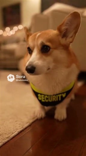 Tiny Security Dog on Patrol | Serious House Check With a Mini Vest | Funny 4K Dog Video