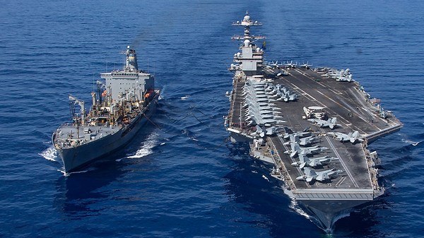 USS Gerald Ford carrier heads to Middle East from Venezuela
