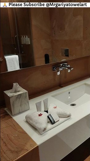 Easy Towel Folding Hacks for a Stylish Bathroom Display | Towel art | Hand towel folding