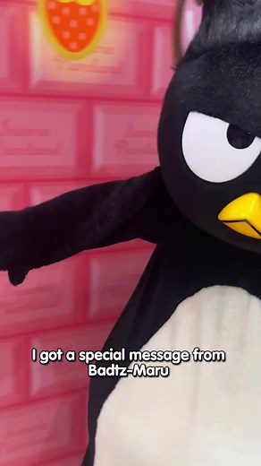 2.1K views · 42 reactions | We got a special message from Sanrio’s cute resident bad boy: Badtz-Maru!  #badzmaru #sanrio #sanriopuroland #cute #kawaii #tokyo | Blippo | Facebook