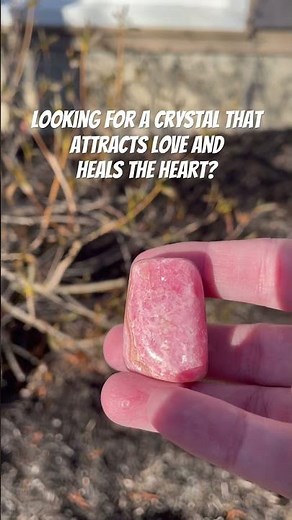 Rhodochrosite: The crystal of love, healing, and joy! 🌸✨ #CrystalHealing #Rhodochrosite