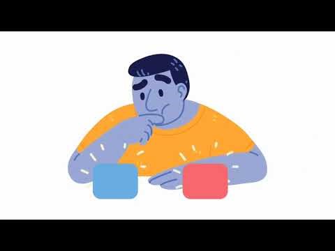 Confused Man Character Animated Video | Copyright Free Video | Stock Footage | Pixadisc
