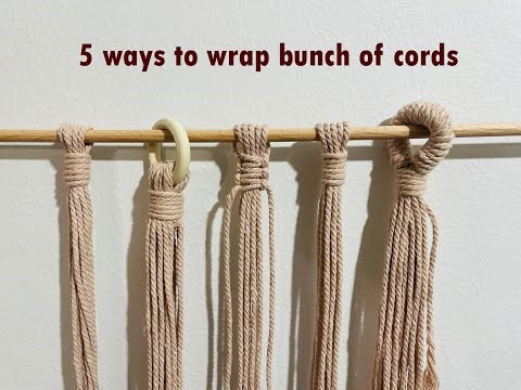 5 ways to wrap bunch of cords