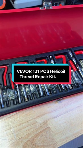 #helicoil #threadrepairkit #threadrepair #tools #vevor @Vevor Shop US @VEVOR Store