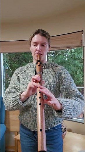 Walnut Native American Style F Flute by Stellar Flutes