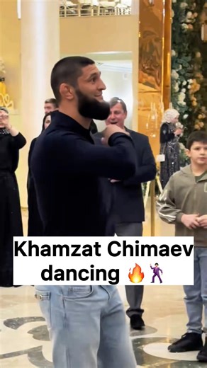 Khamzat Chimaev dancing at Chechen wedding 🔥🕺🏻