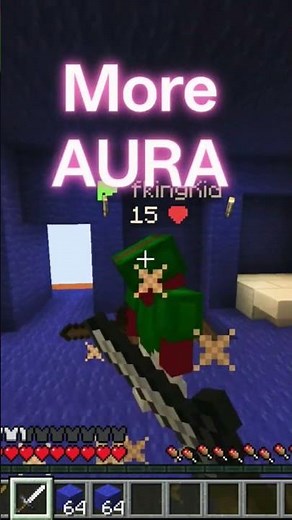 Aura farmed the whole Bedwar server ✌️🔥 #minecraft