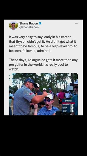 bryson dechambeau mastering fame & golf | Subscribe for more #motivation 😊👍