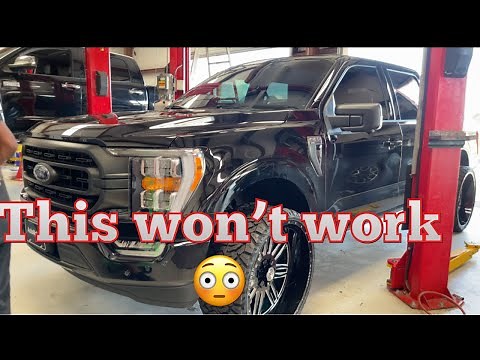 2021 F150 ON A LEVELING KIT with 26x12s On 33x14.50 Venom Power Xts| MAJOR CUTTING!!|Lifted Trucks