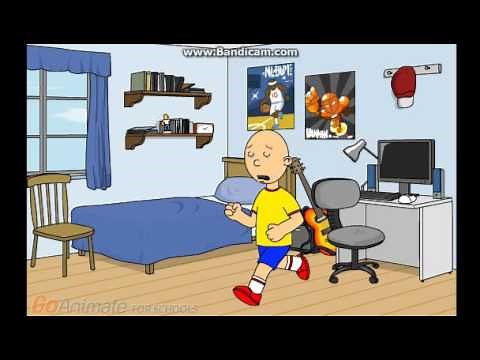GoAnimate: Caillou runs away/grounded