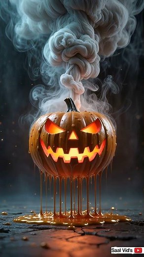 🔥 Melting Evil Pumpkin | 3D Horror
