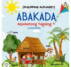 ABAKADA Book, Philippines Filipino Alphabet, Learn ABAKADA Alpabetong Tagalog for All. Crisply Printed - Etsy
