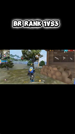 BR RANK 😈 | 1 VS 3 Clutch 🔥 | No Backup Only Skill