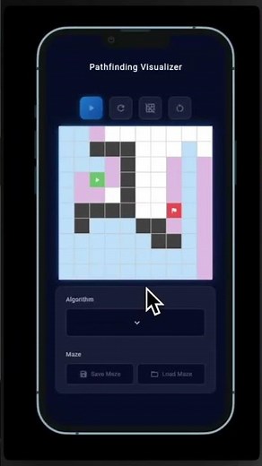 App to visualize path-finding algorithms | Built with Nowa using AI #vibecoding #ai #appbuilding