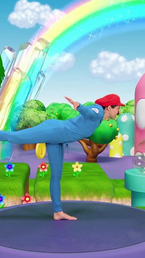 We're invincible! ⭐ Have you been to see the new The Super Mario Bros. movie yet? 👨🏻‍🔧🍄👸 If a trip to the cinema or even playing some Mario Kart is part of your plans this weekend, then why not check out our Super Mario yoga adventure! We get to be determined and brave just like Mario in the film! 🎞 | Cosmic Kids