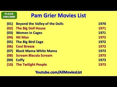 Pam Grier Movies List