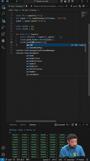 Breaking Down a Sorting Puzzle: Advent of Code Day 1 Part 1 Solved #servicenow #servicenowdeveloper