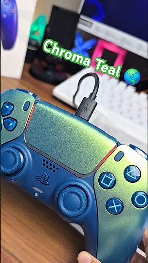 Unboxing this new PS5 Dualsense Controller Chroma Teal #unboxing #asmr