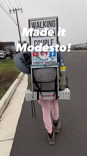 In Modesto! | Walking America Couple