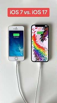 🎂10 Years: iOs 7 vs. iOS 17 Sound Comparison #iphone #ios