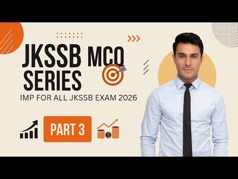 Target JKSSB 2026: (Part 3) Most Repeated J&K GK MCQs | Junior Assistant , Jkpsi , FAA , AHTO |