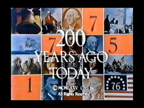 '200 Yrs Ago Today' (Aug 17, 1975 - CBS)