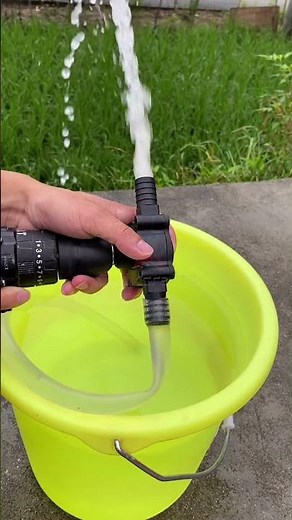 Hand Electric Drill Pump Demo 2021- Does it Work？