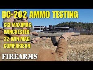 Bear Creek Arsenal BC-202 .22 WMR Rifle with CCI MAXIMAG 40gr and Winchester 22 WIN MAG 40gr