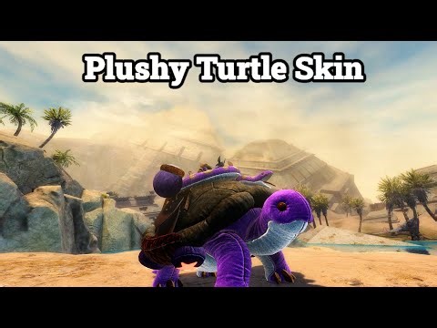 Plushy Turtle Mount Skin Spotlight l Guild Wars 2