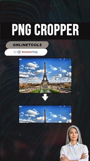 How to Crop a PNG Image in Just One Click #shorts #tipsandtricks