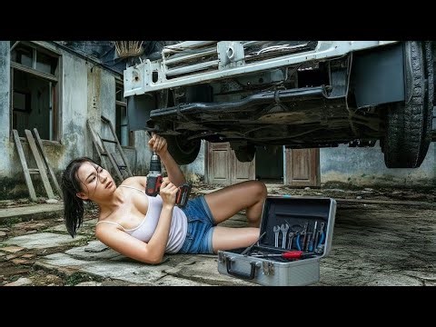 She Repaired and Restored This Old Daewoo Truck Engine All by Herself!