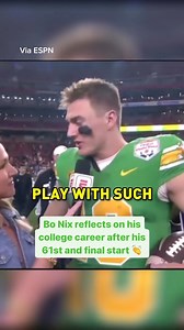 3.1K views · 68 reactions | Bo and the Ducks got the W against Liberty in his NCAA-record 61st college start  閭 | CBS Sports College Football | Facebook