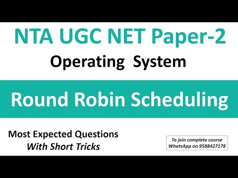 Round Robin Scheduling Algorithm Introduction and Important Numerical Question| Operating System