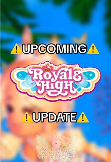 A new update is confirmed to be in the works! Could it be for Tidalglow? Possibly a set or the minigame!!! What do you think??? #royalehighvideos #royalehigh #royalehighroblox #update #roblox