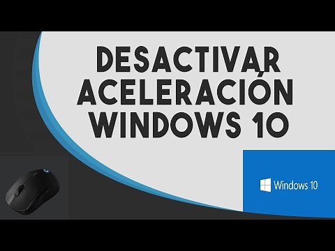 CÓMO DESACTIVAR LA ACELERACIÓN DEL MOUSE EN WINDOWS 10 PC TUTORIAL