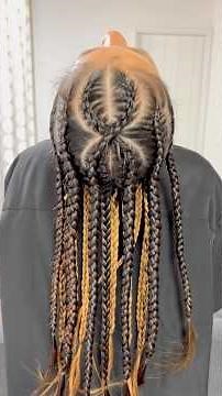 Hair arrangement for dance recital! Try cornrow-style braids and braids! #shorts