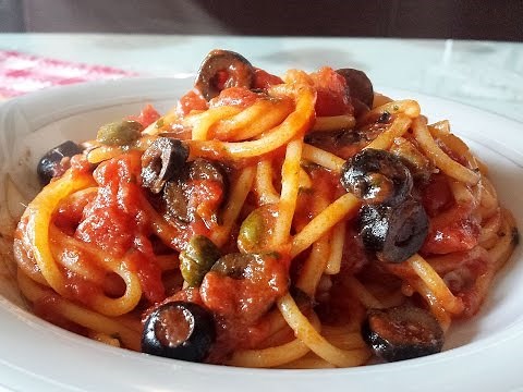 Spaghetti alla Puttanesca - Le video ricette di Lara