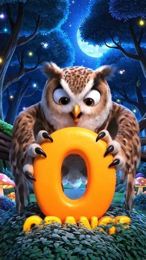 O for Owl 🦉 | Learn the Letter O | ABC Kids Learning Short